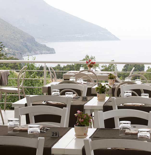 Le restaurant, La Tavernetta Hotel - Scopello